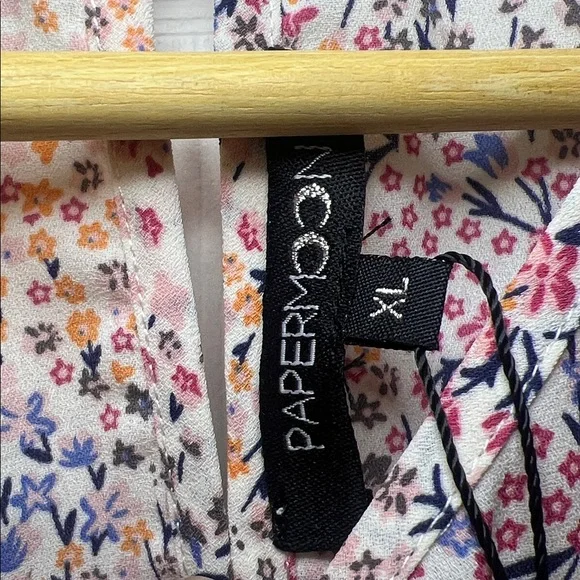 Papermoon Floral Halter Neck Tank Top Size XL Flowy & Summer Ready Boho - Picture 2 of 11